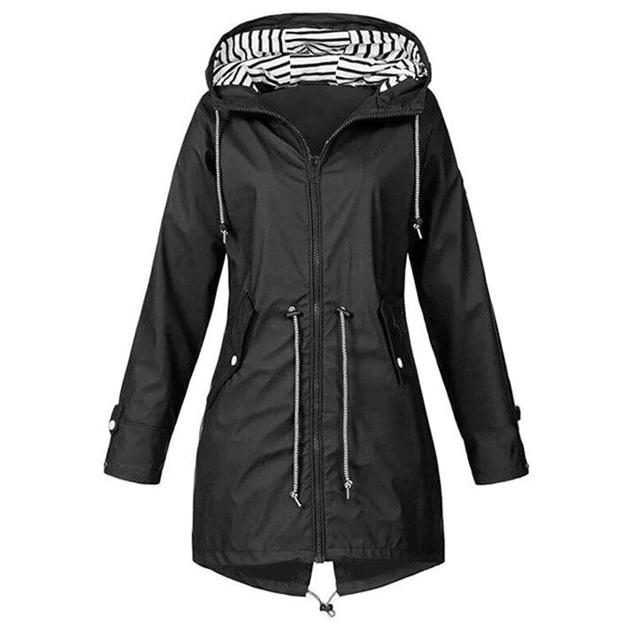 Duttini | Women’s Casual Hooded Lightweight Raincoat