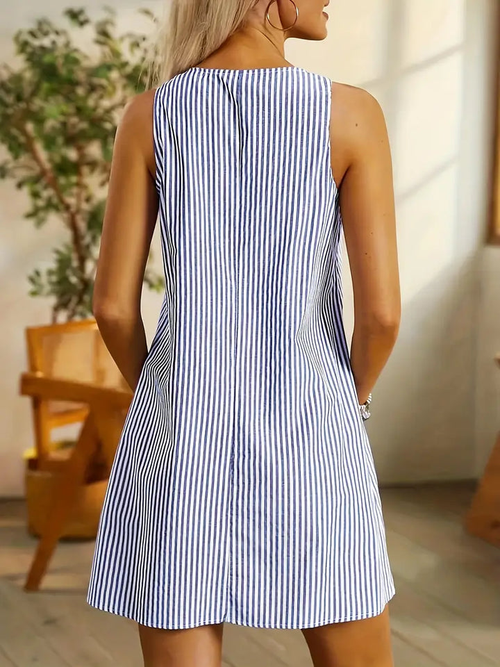 Duttini | Stylish Striped Summer Dress With Pockets for Every Occasion