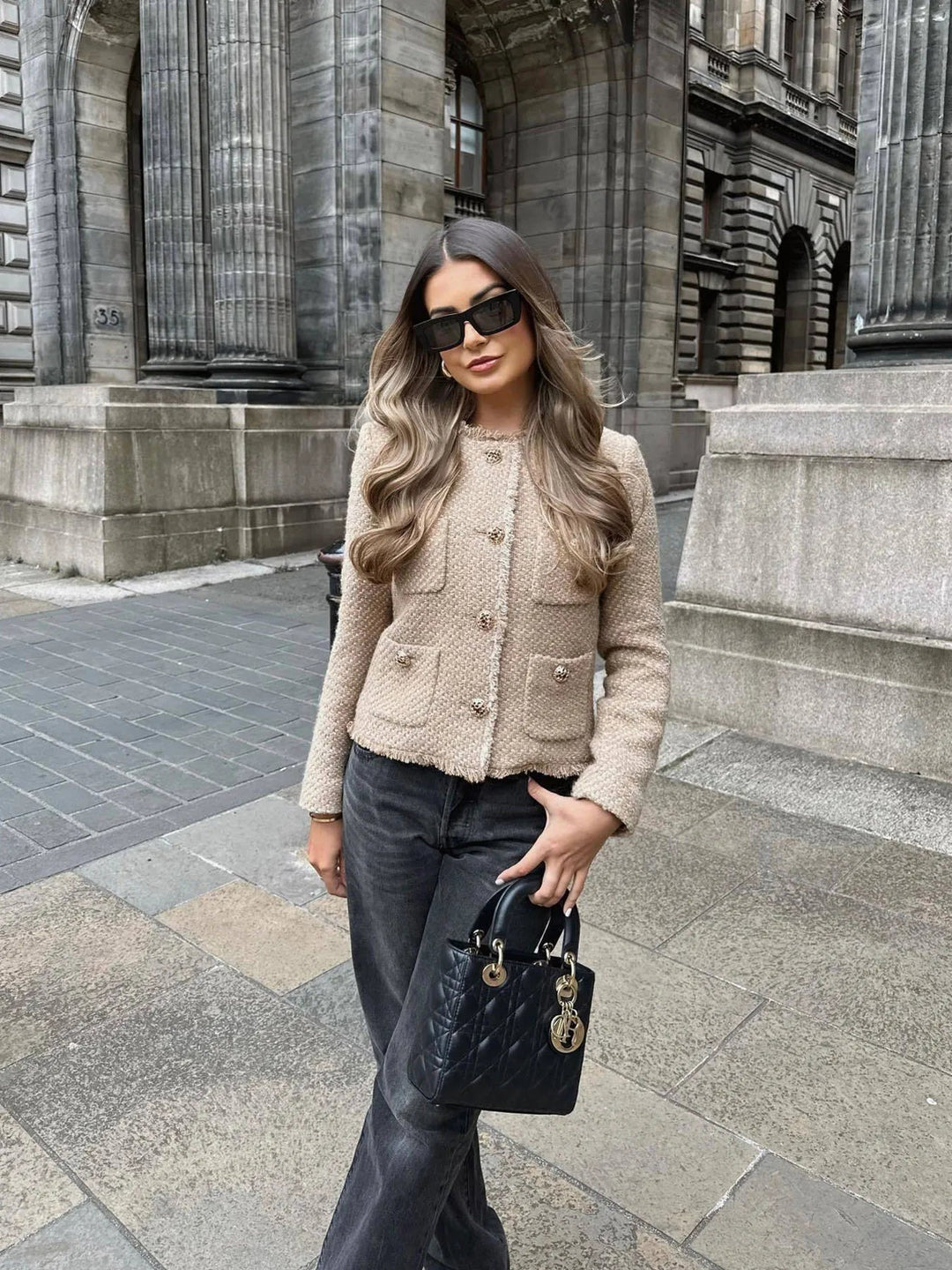 Duttini | Short Tweed Blazer Jacket