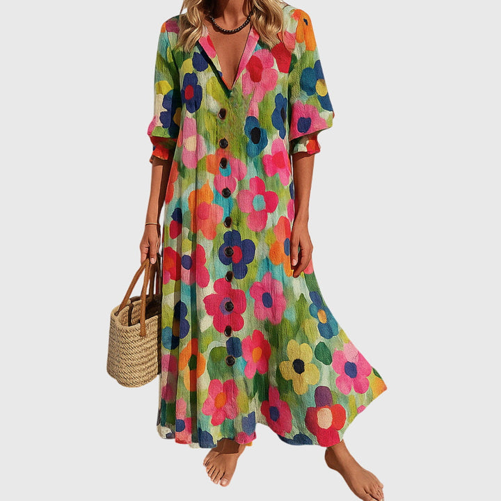 Duttini | Elegant Slimming Dress for Women in Soft Fabric