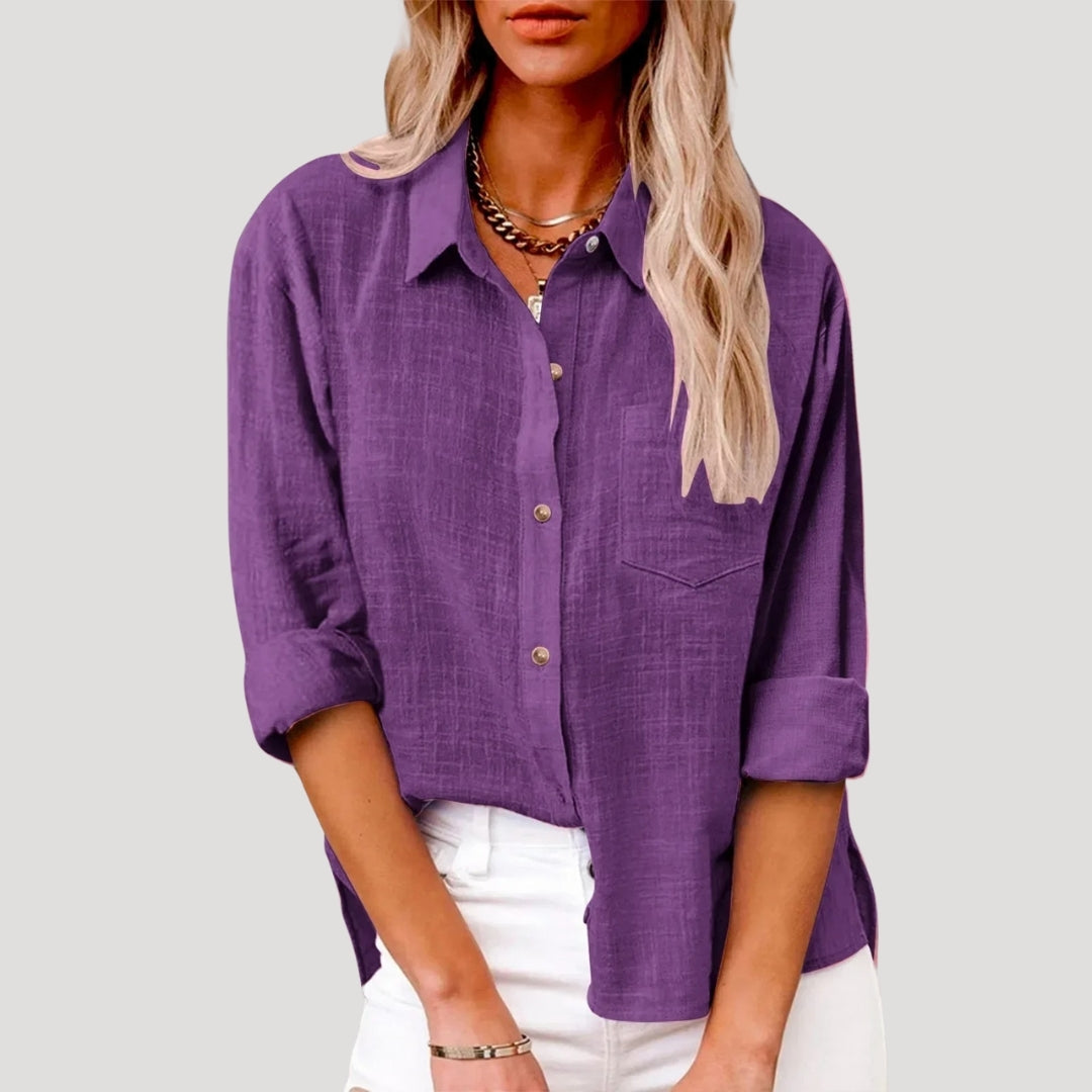 Duttini | Oversized cotton shirt in summer style