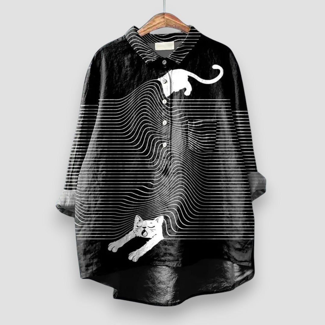 Duttini | Sophisticated Shirt With Dog Print Made to Turn Heads