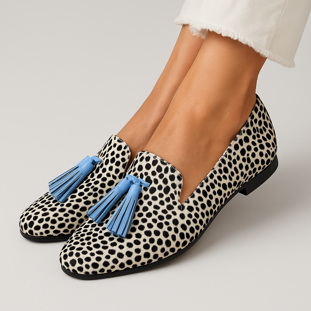 Duttini | Lightweight Patterned Print Tassel Detail with a Comfort Fit