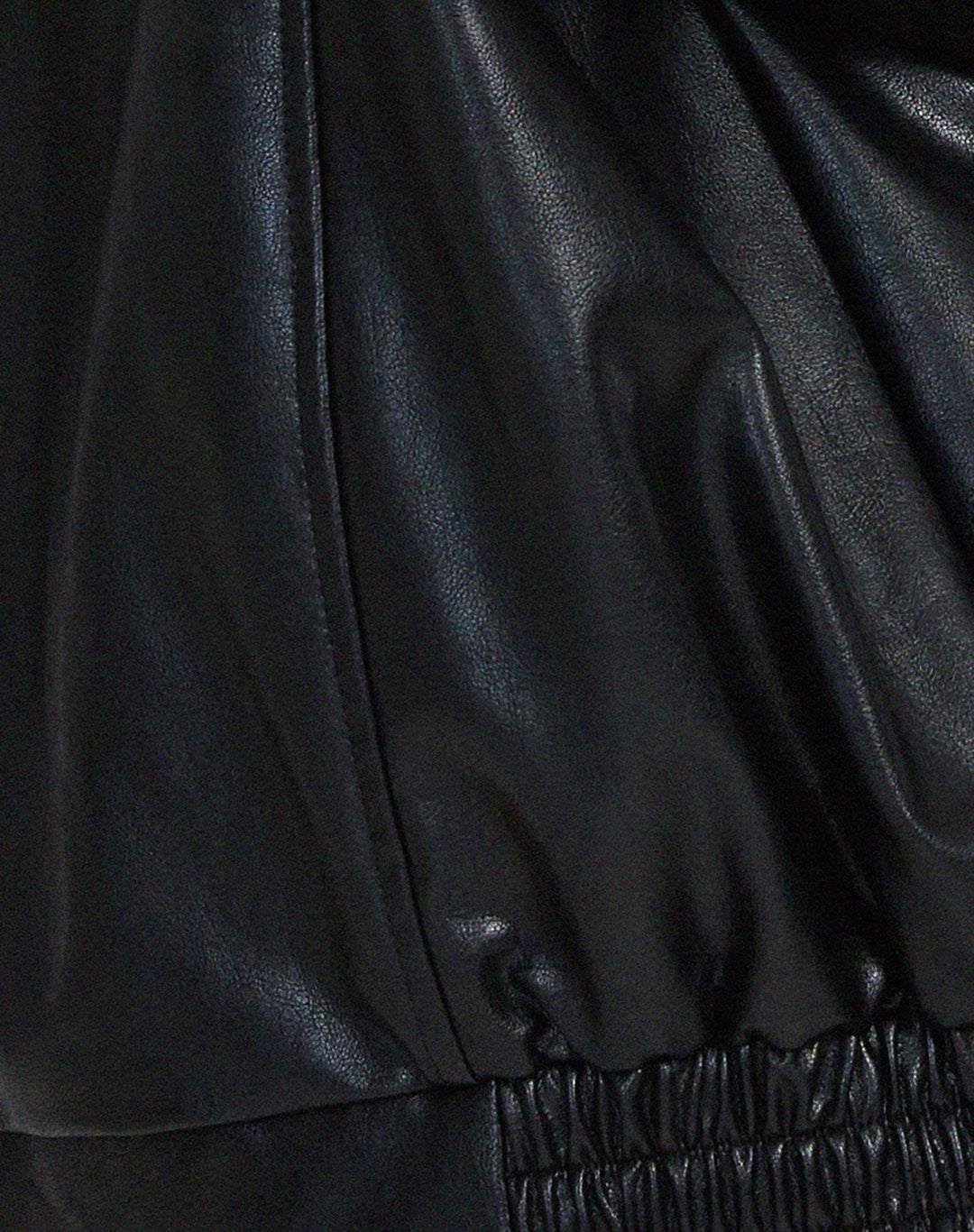 Duttini | Women’s Oversized Leather Bomber Jacket