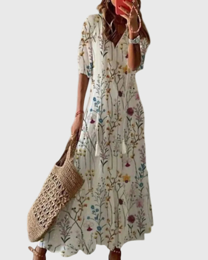 Duttini | Vintage Summer Maxi Dress for Women in Boho Style