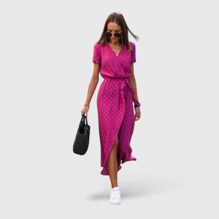 Duttini | Elegant Midi Dress for Women in Soft Fabric, Fitted, Black
