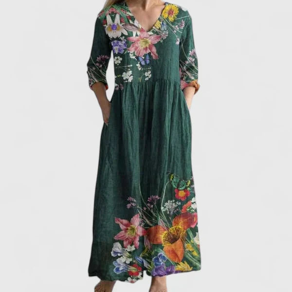 Duttini | Sophisticated Midi Dress for Women in Elegant Fabric