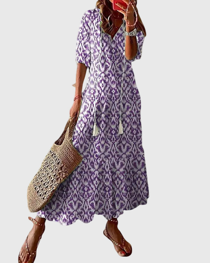 Duttini | Vintage Summer Maxi Dress for Women in Boho Style