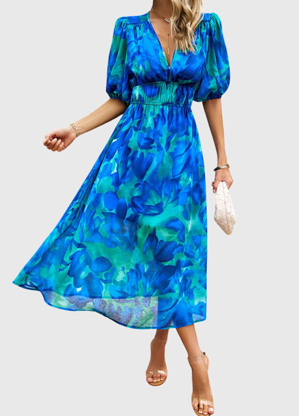 Duttini | Floral Midi Dress for Women