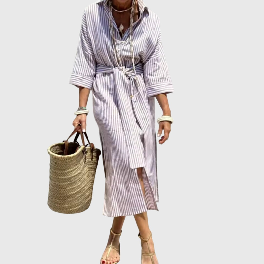 Duttini | Classic Striped Dress for Women