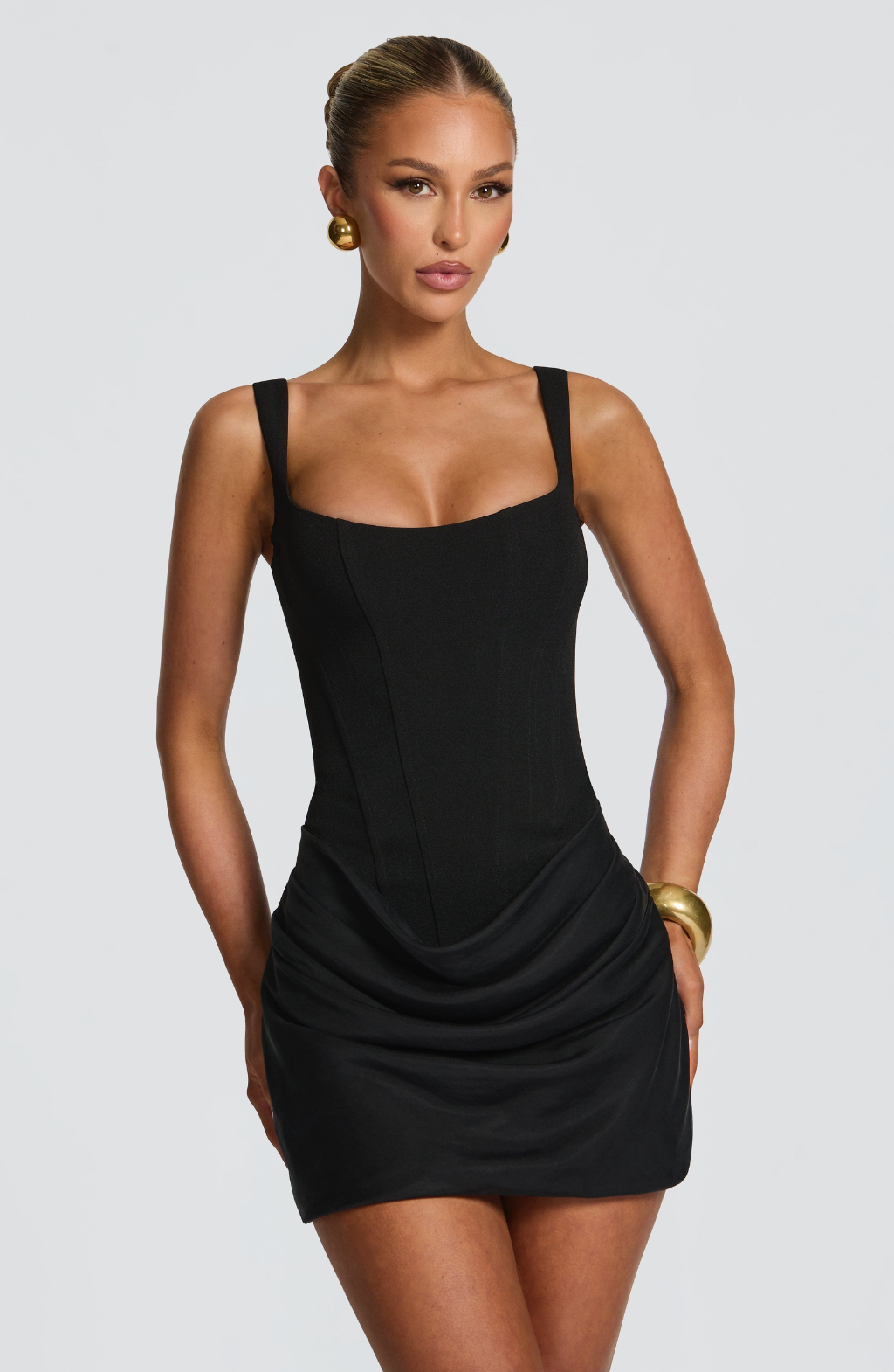 Duttini | Hourglass Mini Dress for Women in Elegant Fit