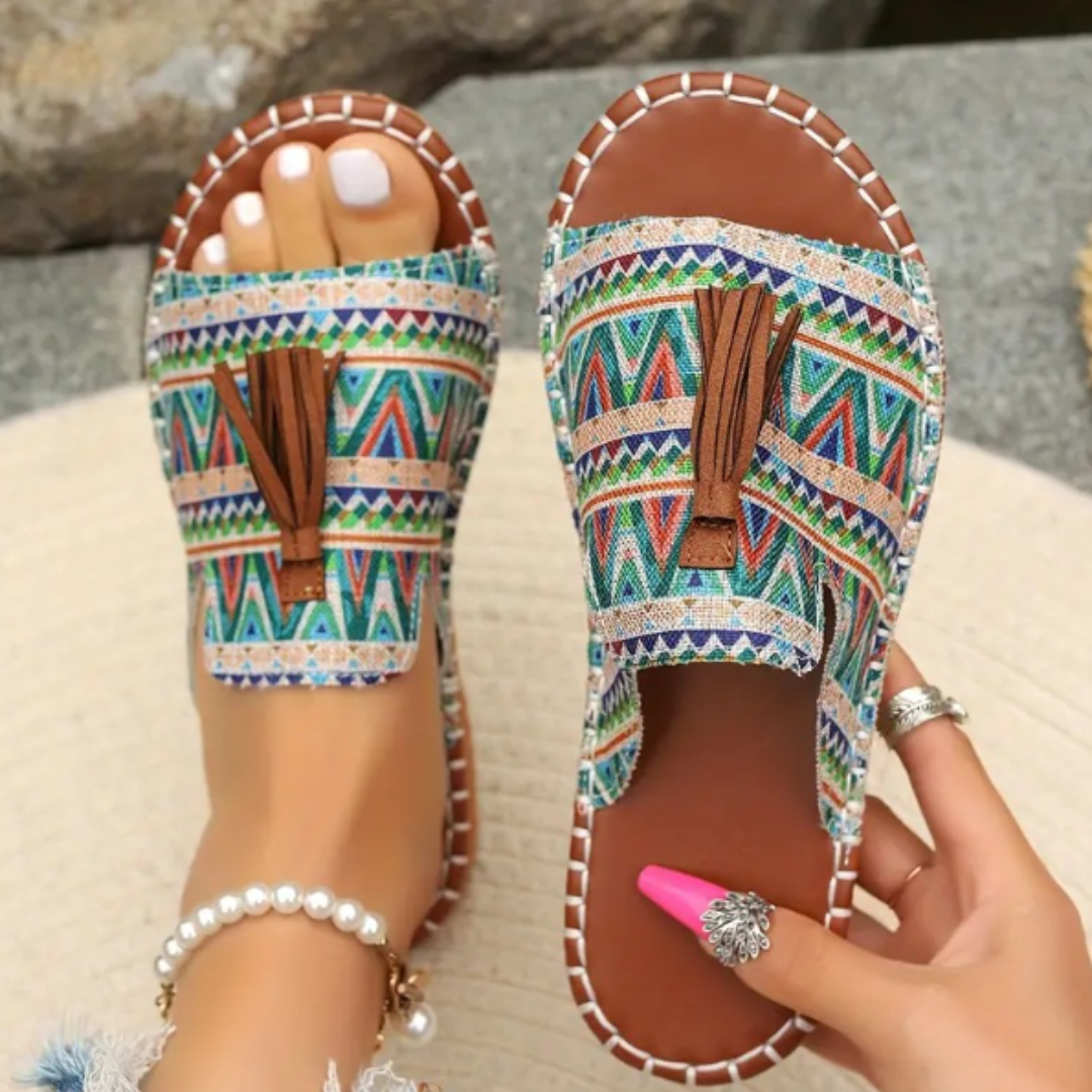 Duttini | Comfortable Flat Sandals for Walking in Comfort
