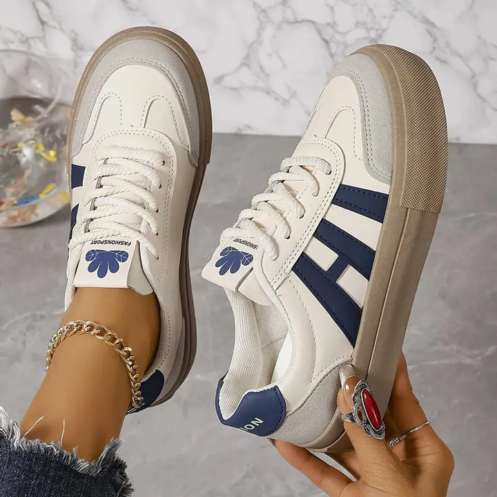 Duttini | Soft-Step Retro-Inspired Platform Trainers With Contrast Details