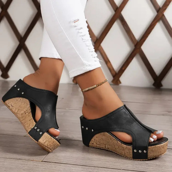 Duttini | Orthopedic Wedge Open with Arch Support for All-Day Comfort