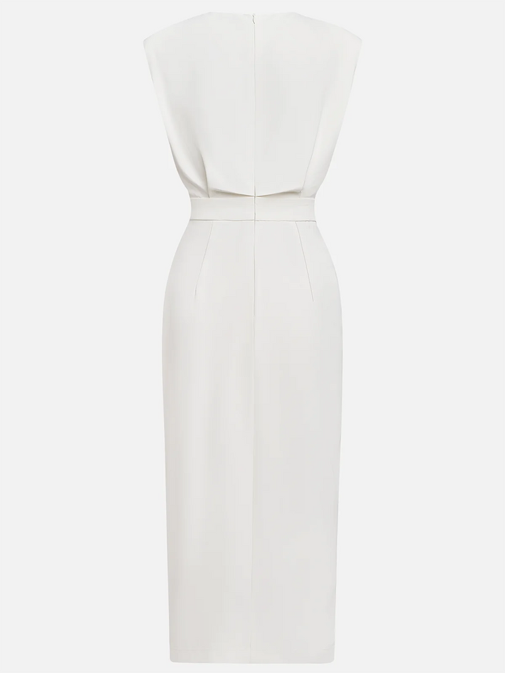 Duttini | Effortless Charm Midi Dress with a Flattering Silhouette