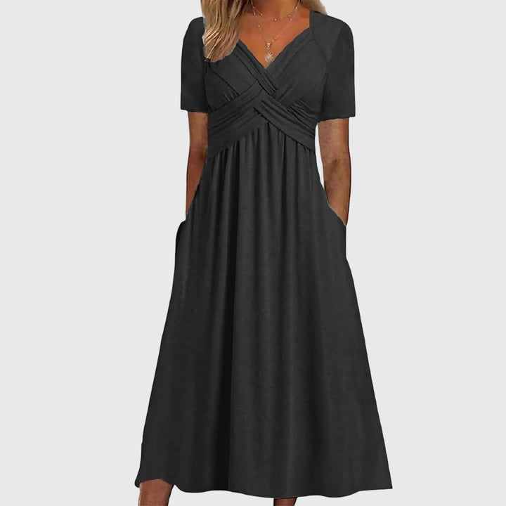 Duttini | Midi Dress for Women in Tummy Control Fabric