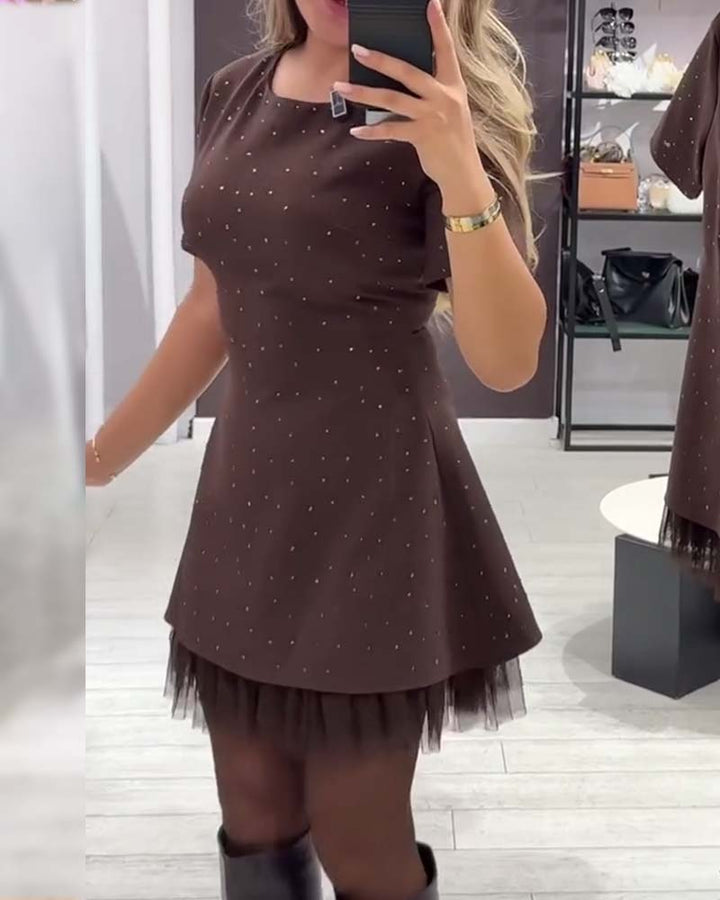 Duttini | A-Line Patchwork Dress for Women