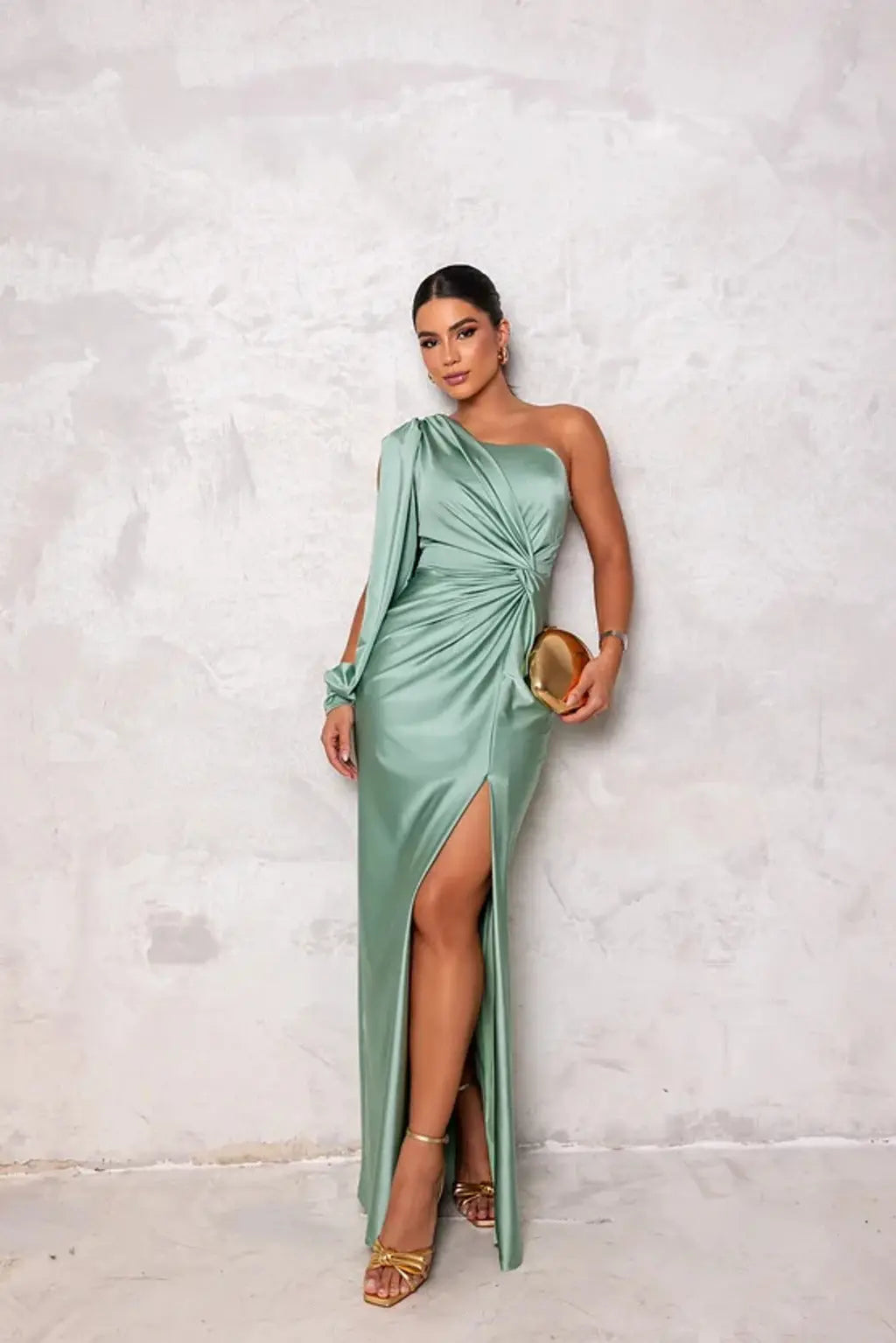 Duttini | One-Shoulder Evening Dress