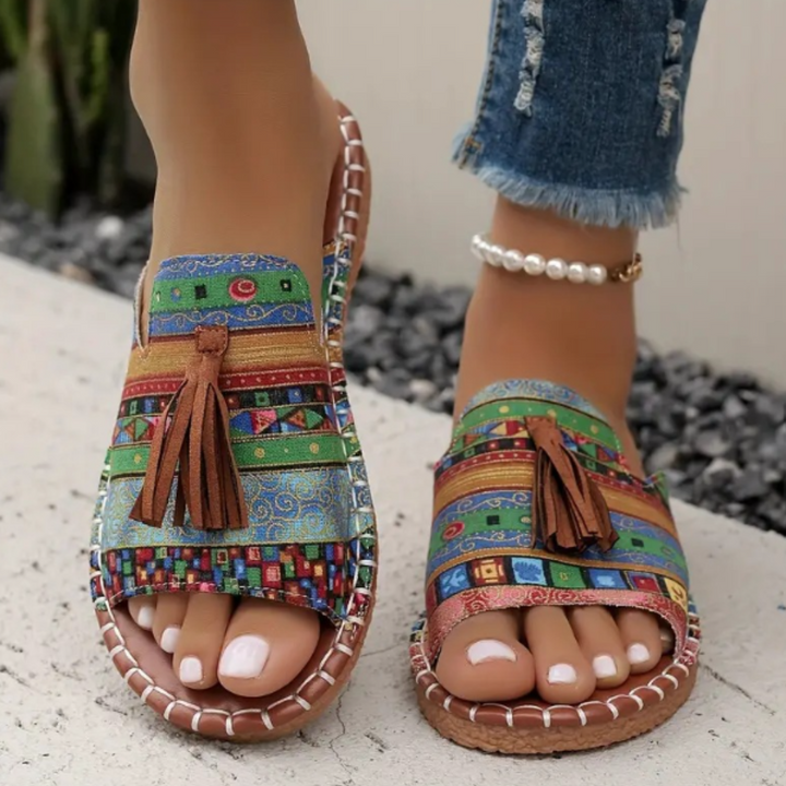 Duttini | Comfortable Flat Sandals for Walking in Comfort