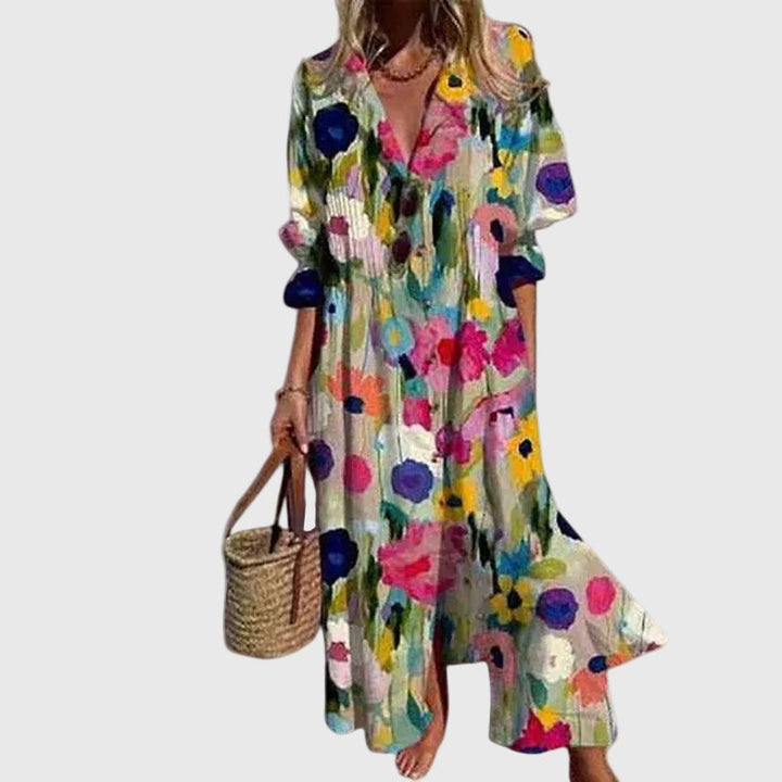 Duttini | Elegant Maxi Dress for Women in Bohemian Style