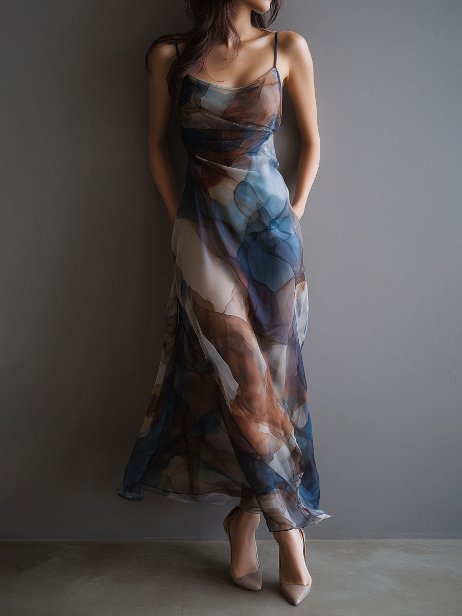 Duttini | Chiffon Retro Dress