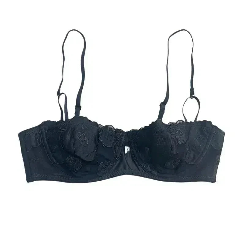 Duttini | Embroidered balconette bra