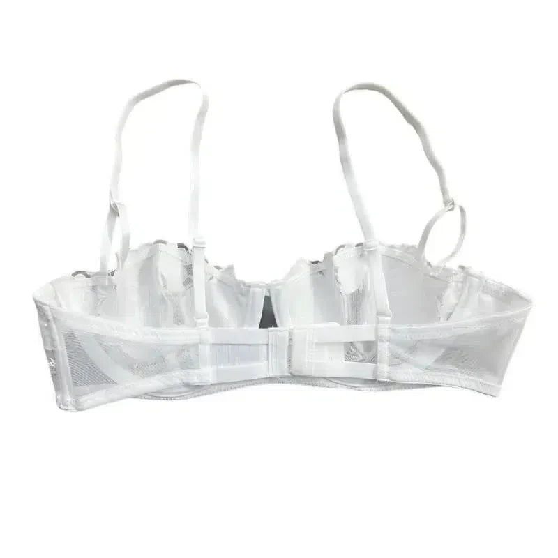 Duttini | Embroidered balconette bra