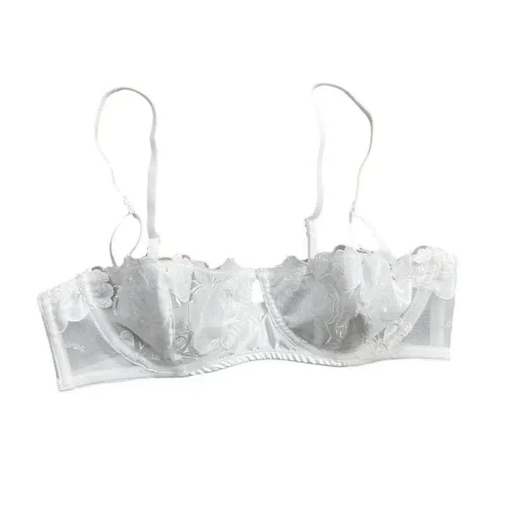 Duttini | Embroidered balconette bra