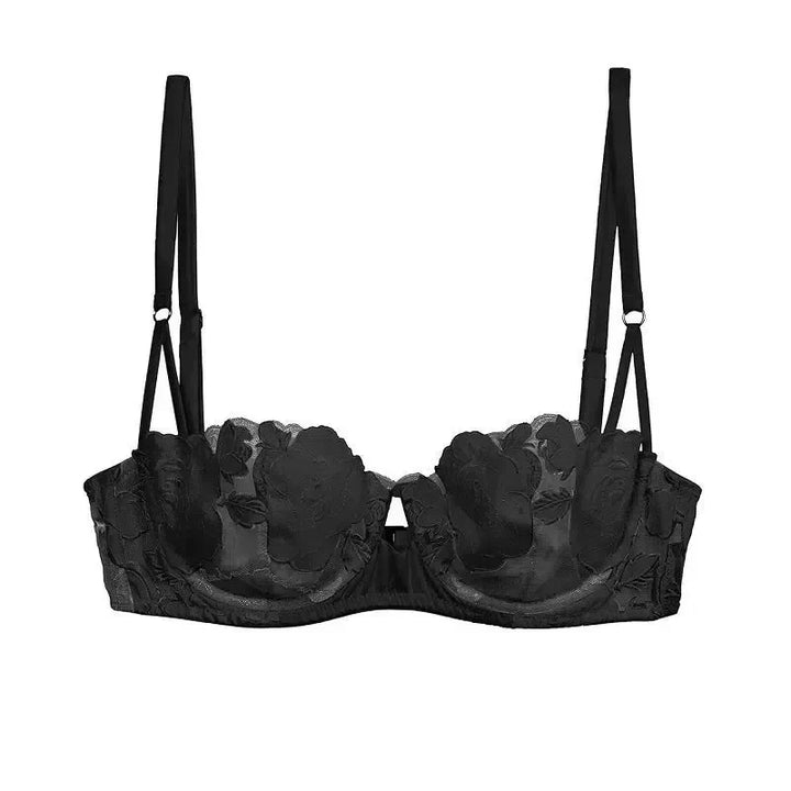 Duttini | Embroidered balconette bra