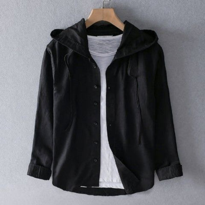 Duttini | Striped Hooded Shirt