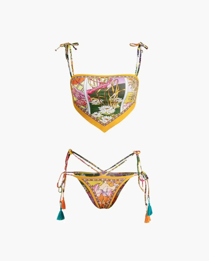 Duttini | Floral bikini set