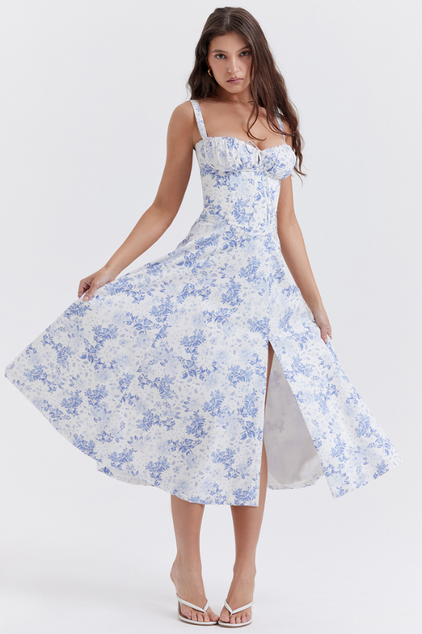 Duttini | Floral midi dress