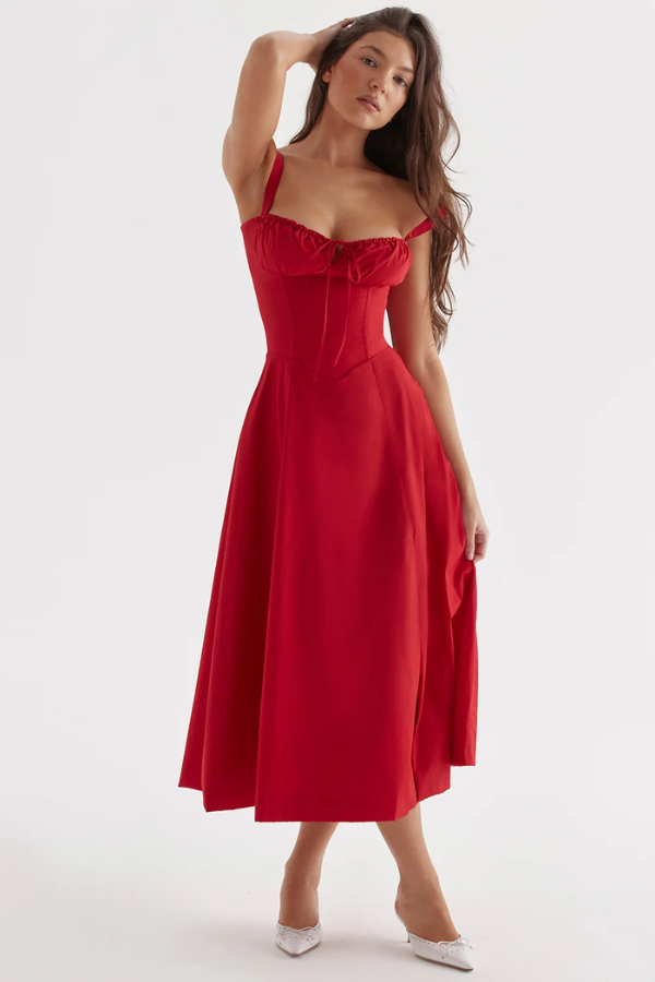 Duttini | Floral midi dress