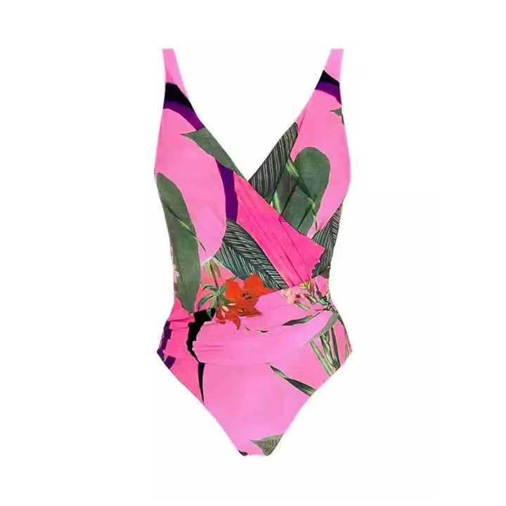 Duttini | Wrap-style design swimsuit set