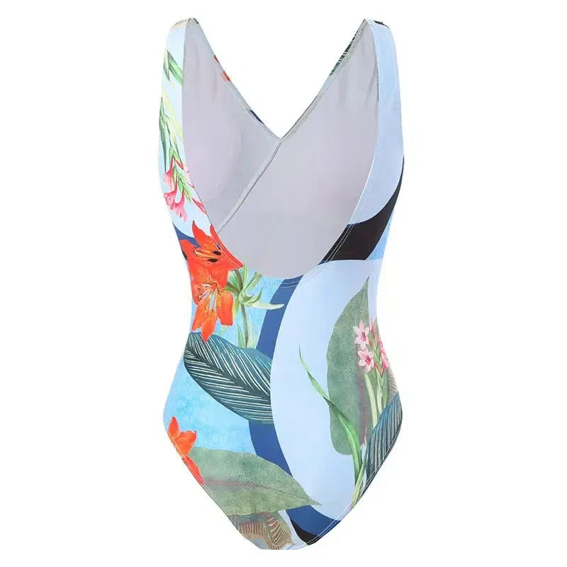Duttini | Wrap-style design swimsuit set
