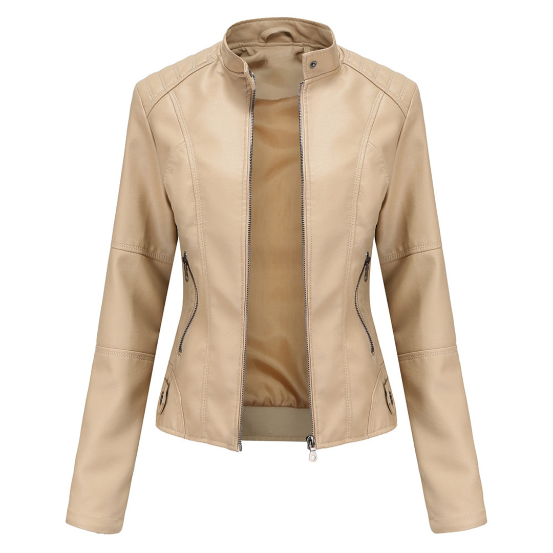 Duttini | Women's Slim-fit Biker Jacket