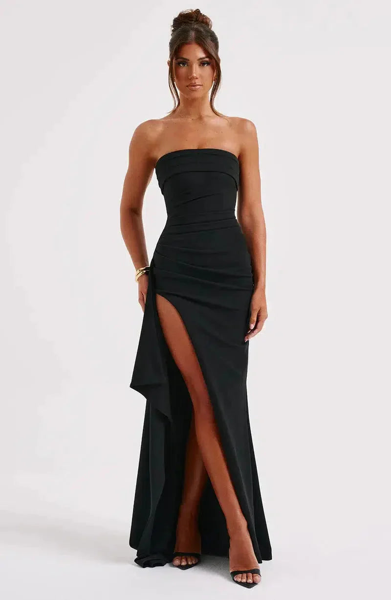 Duttini | Thigh-high Split Maxi Dress