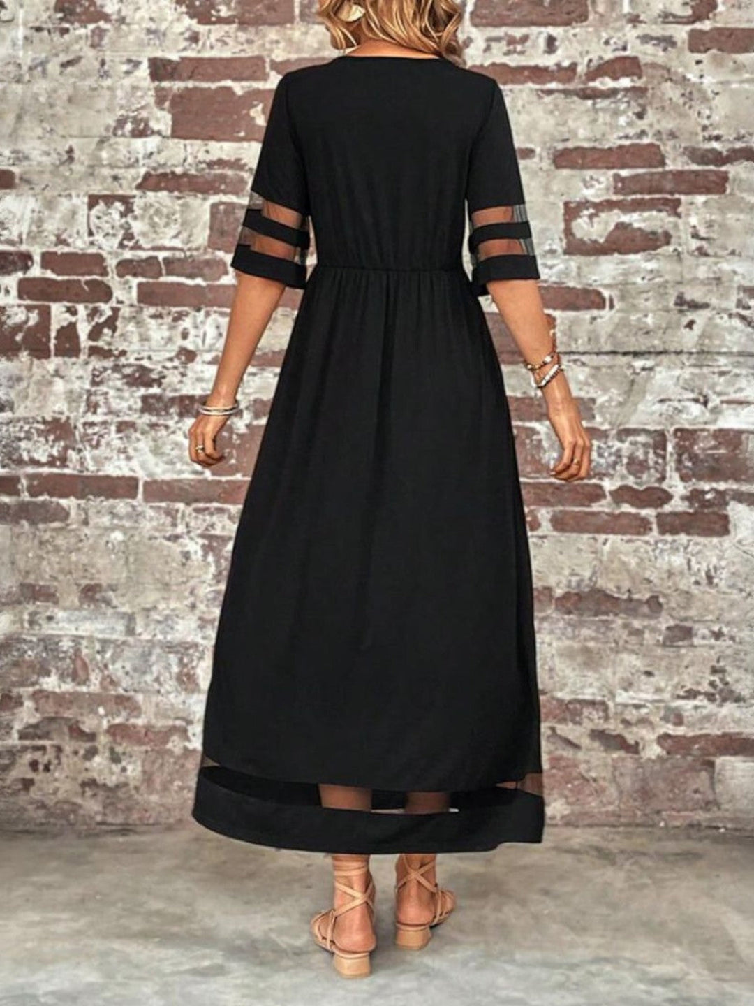 Duttini | Chic Tummy Flattering Coverage Dress for Walking in Comfort