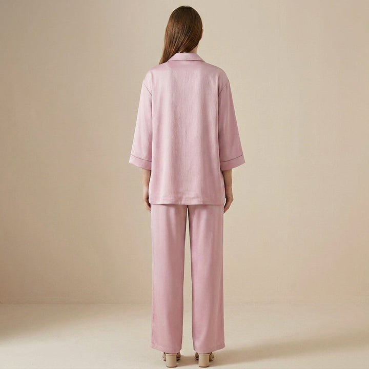 Duttini | Refined Relaxed Blazer And Wide-Leg Trouser Set