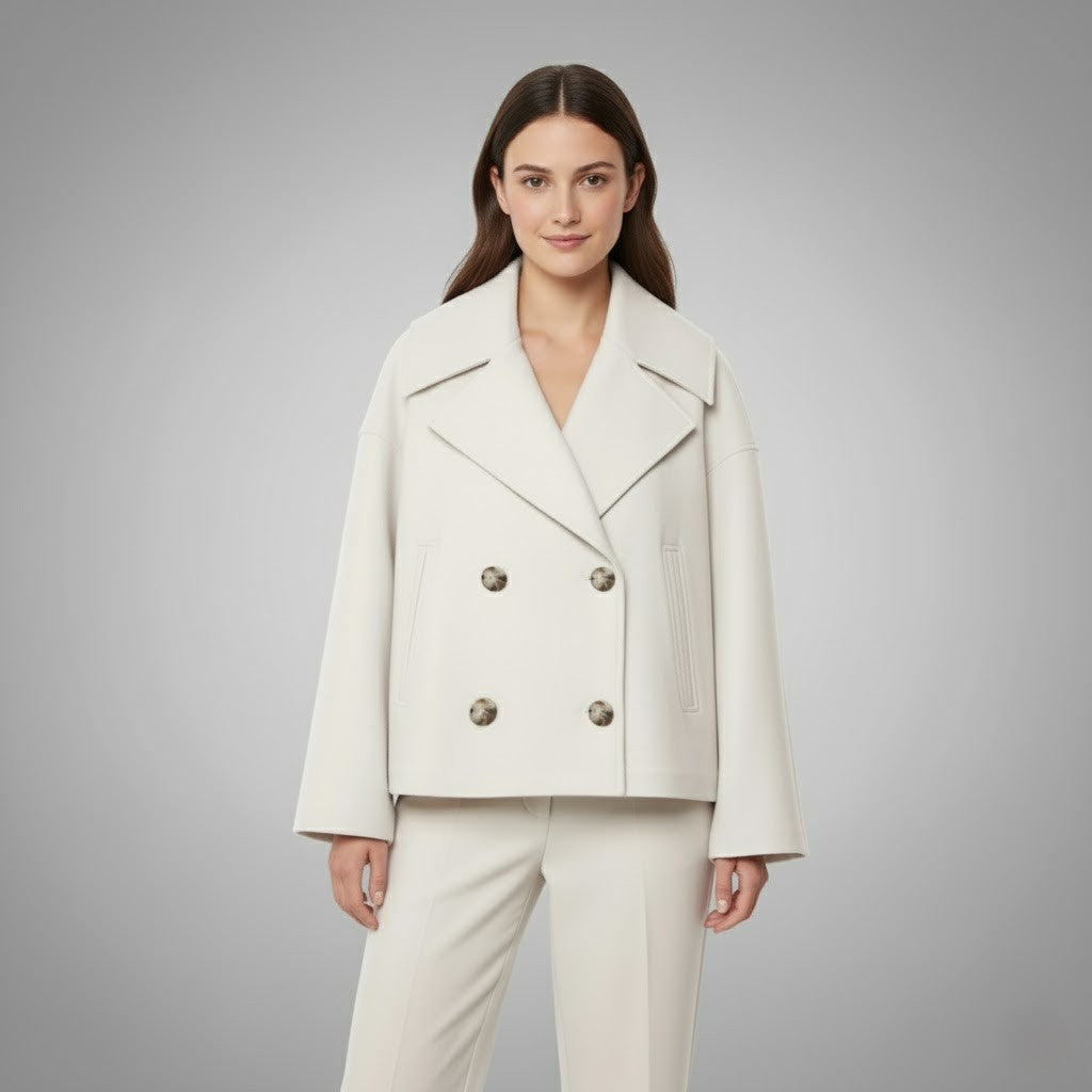 Duttini | Classic Double Button Short Jacket