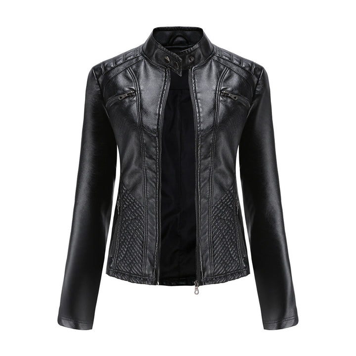 Duttini | Women’s Classic Zip-up Biker Jacket