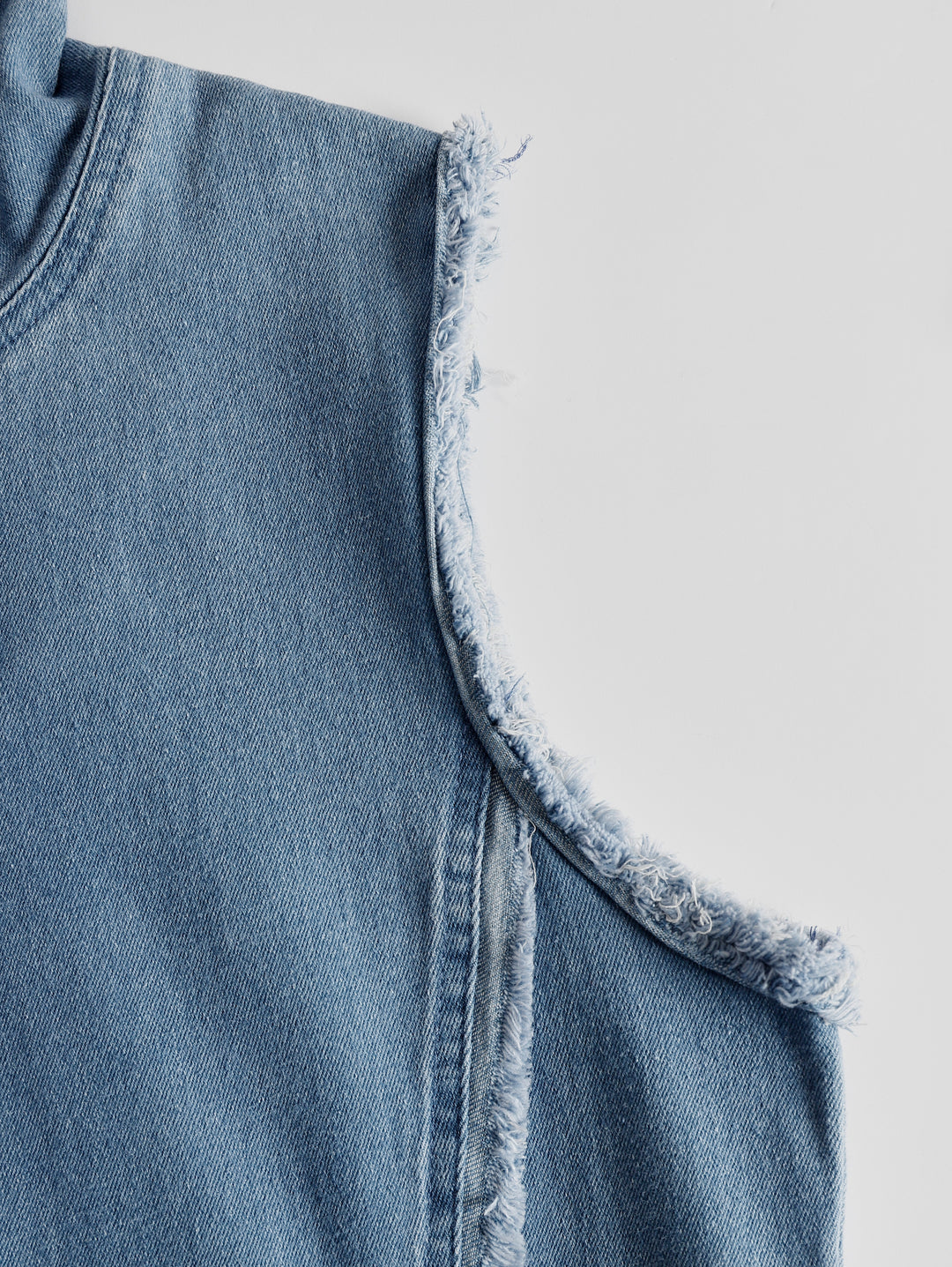 Duttini | Blue Denim V-Neck Casual Dress