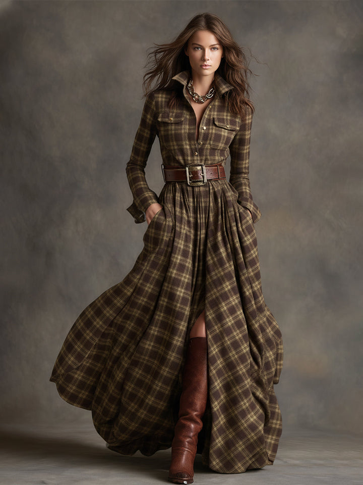 Duttini | Brown Casual Dress
