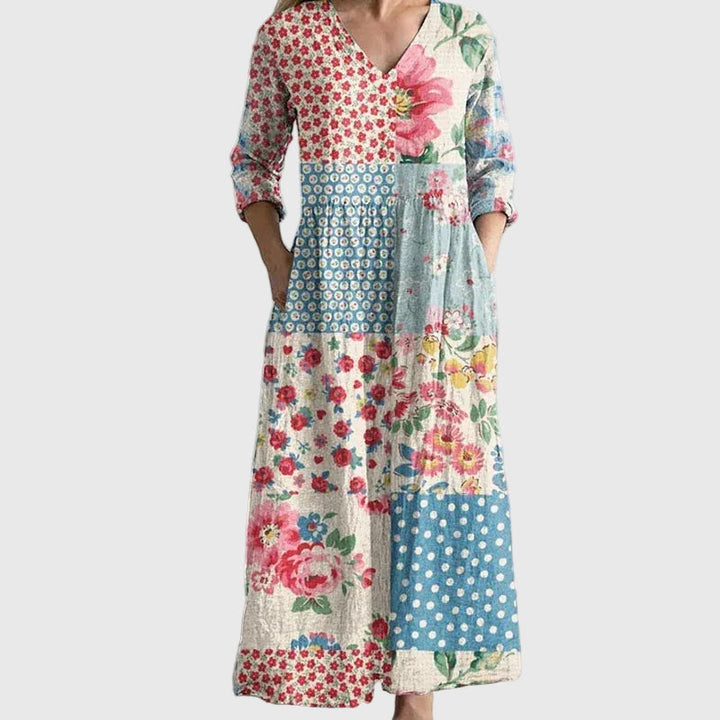 Duttini | Flowing Maxi Dress for Women in Soft Fabric, Elegant Style