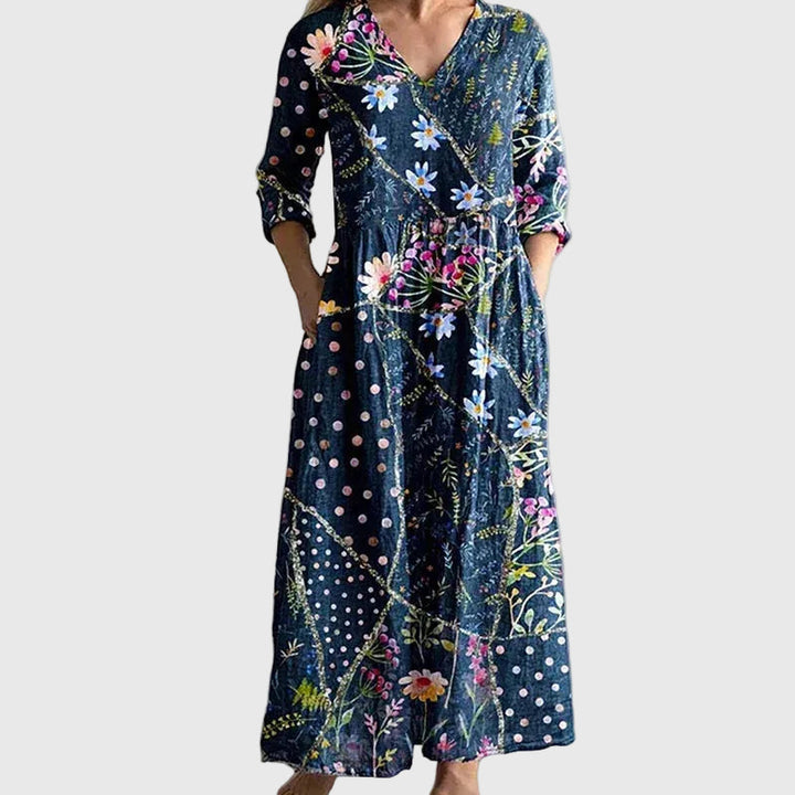 Duttini | Flowing Maxi Dress for Women in Soft Fabric, Elegant Style