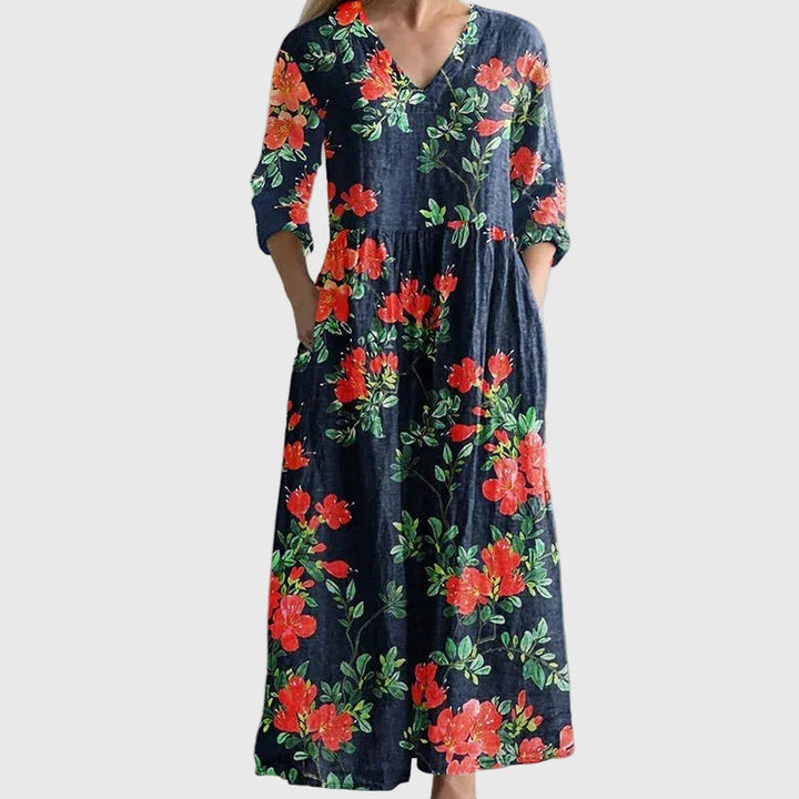Duttini | Flowing Maxi Dress for Women in Soft Fabric, Elegant Style