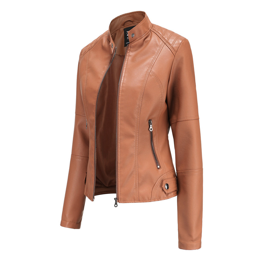 Duttini | Women's Slim-fit Biker Jacket