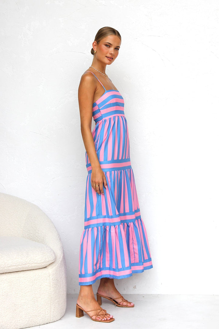 Duttini | Candy Stripe Maxi Dress