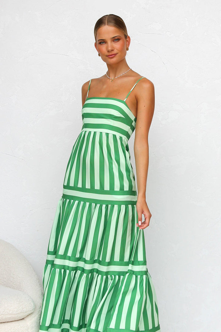 Duttini | Candy Stripe Maxi Dress