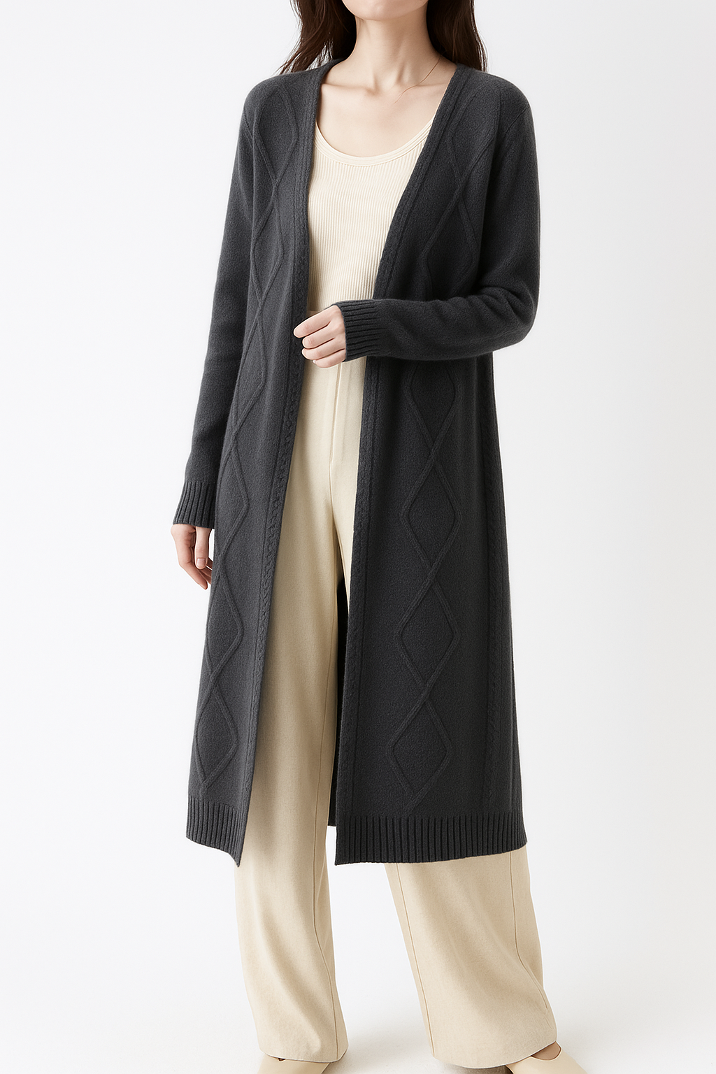 Duttini | Cable-Knit Cardigan